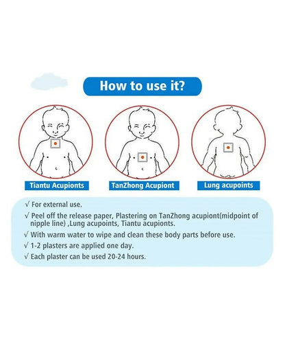 AHC Baby Cough Relief Patch For kids - 6 Patchs - Distacart