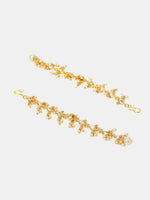 Thumbnail for Ruby Raang Pearl And Stones Earrings - Distacart