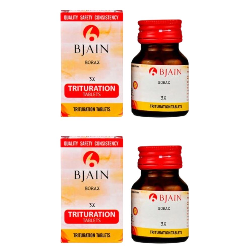 Bjain Homeopathy Borax Trituration Tablets