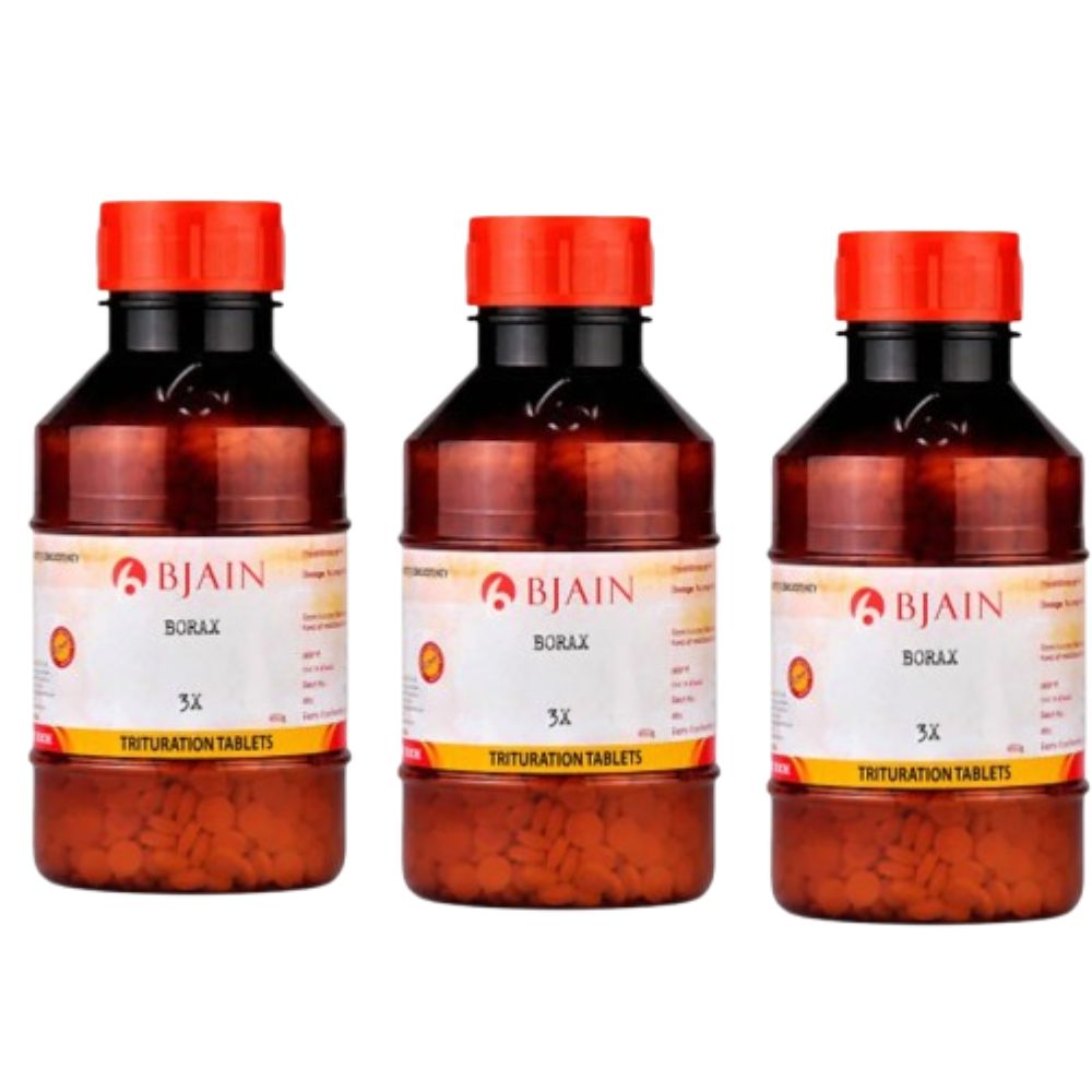 Bjain Homeopathy Borax Trituration Tablets