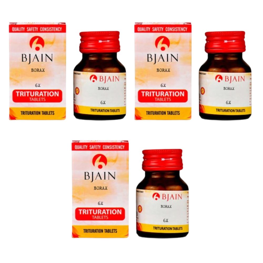 Bjain Homeopathy Borax Trituration Tablets