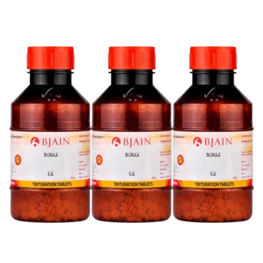 Bjain Homeopathy Borax Trituration Tablets