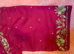Thumbnail for Kia Fashions Hot Pink Hand Embroidered Embroidered Readymade Blouse - Distacart