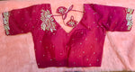 Thumbnail for Kia Fashions Hot Pink Hand Embroidered Embroidered Readymade Blouse - Distacart