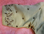 Thumbnail for Kia Fashions Beige Cotton Silk Hand Embroidered Readymade Blouse - Distacart