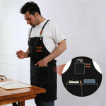 Thumbnail for Supvox Waterproof Home Apron - Kitchen And Workshop With Tool Pockets -Black - Dista