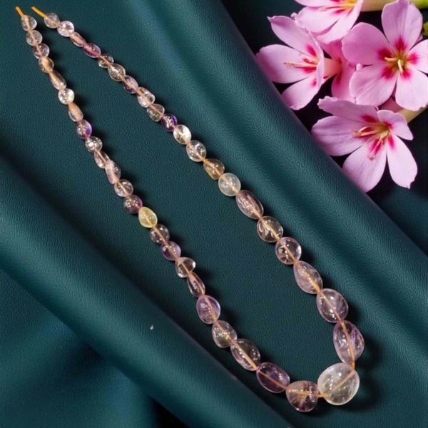 Joban Fashion Women Multi Gemstone Necklaces, Amethyst & Citrine Graduated - Distacart