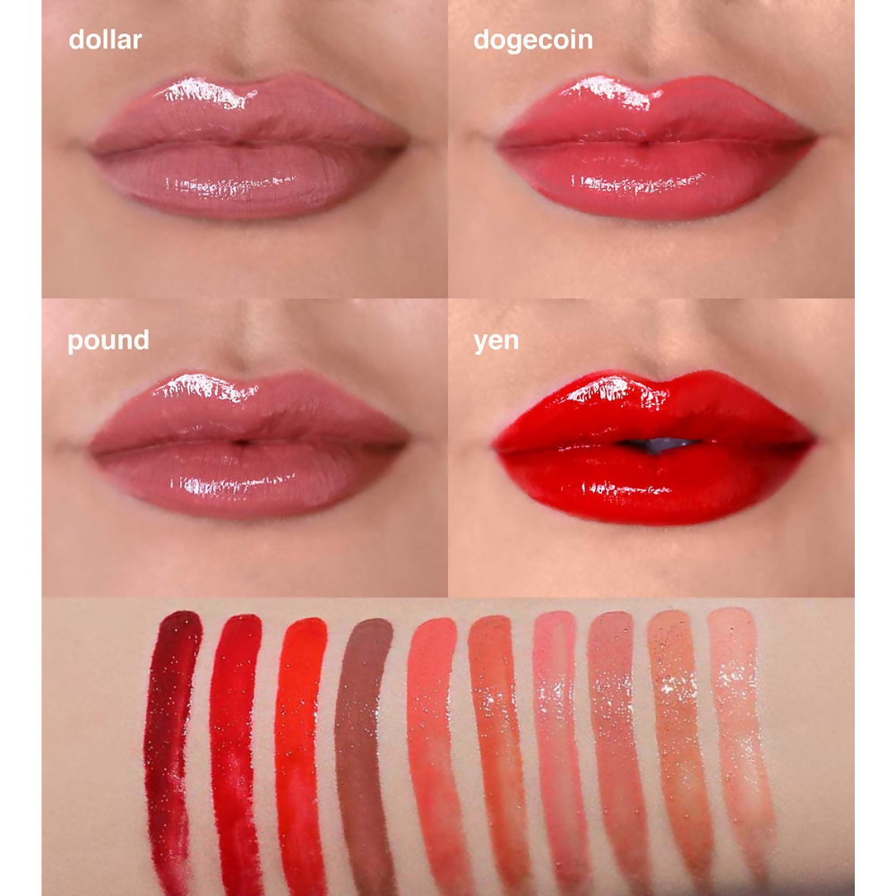 Rude Cosmetics High Gloss Profit Lip Lacquer - Pound - Distacart