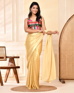 Thumbnail for Amodini Designer Studio Zari Brocade Sleeveless Padded Blouse