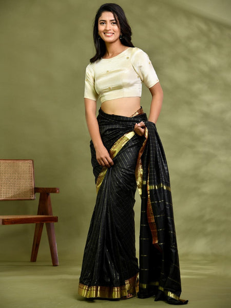 Amodini Designer Studio Golden Tissue Padded Blouse