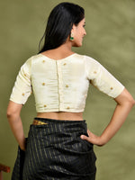 Thumbnail for Amodini Designer Studio Golden Tissue Padded Blouse