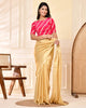 Amodini Designer Studio Pink Banarsi Lehriya Padded Blouse - Distacart