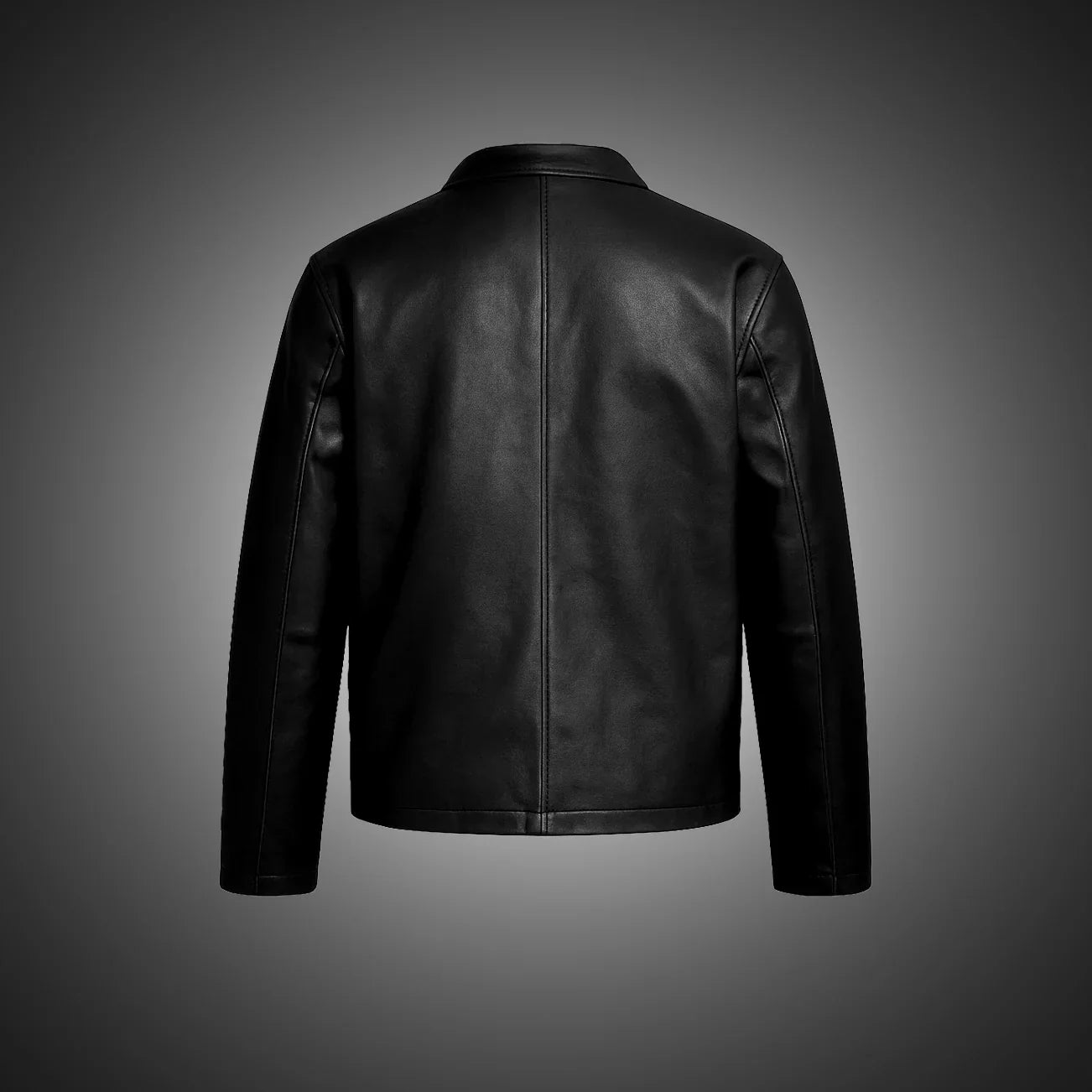 Fabmade Midnight Luxe Leather Jacket For Men - Distacart