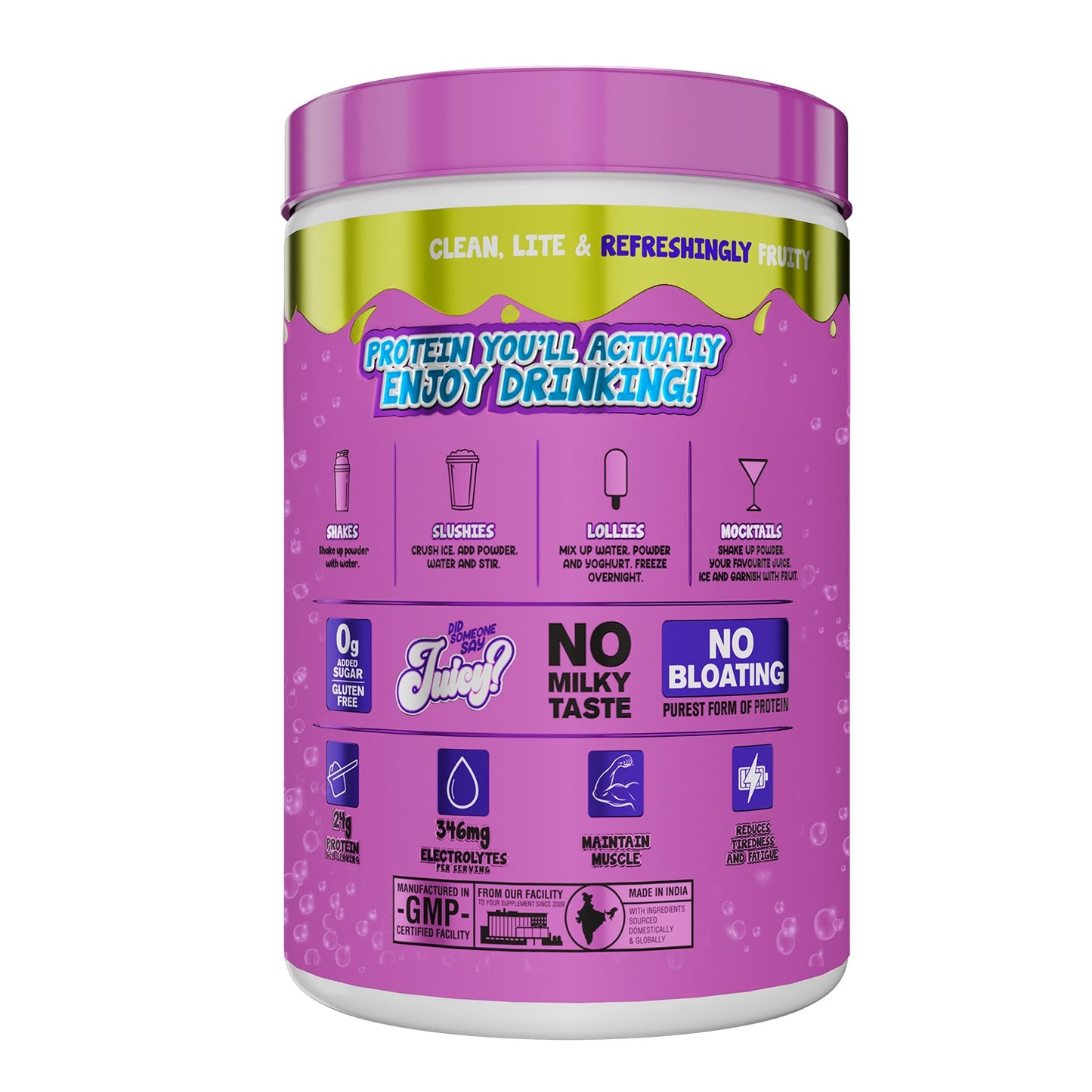 Big Muscles Nutrition Fizzy Whey & Shaker Combo - Distacart