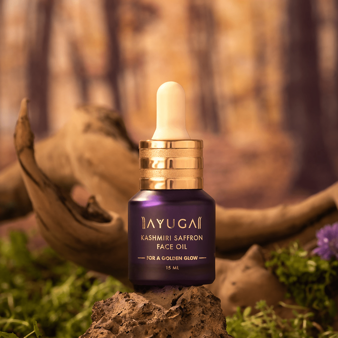 Ayuga Kashmiri Saffron Face Oil - Distacart