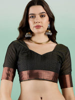 Thumbnail for Mitera Woven Design Zari Organza Saree - Distacart