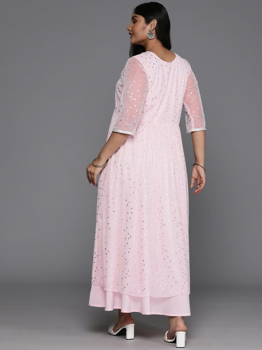 Ahalyaa Women's Traditional wear Ethnic Dress - Pink - Distacart