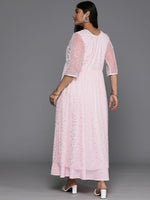Thumbnail for Ahalyaa Women's Traditional wear Ethnic Dress - Pink - Distacart