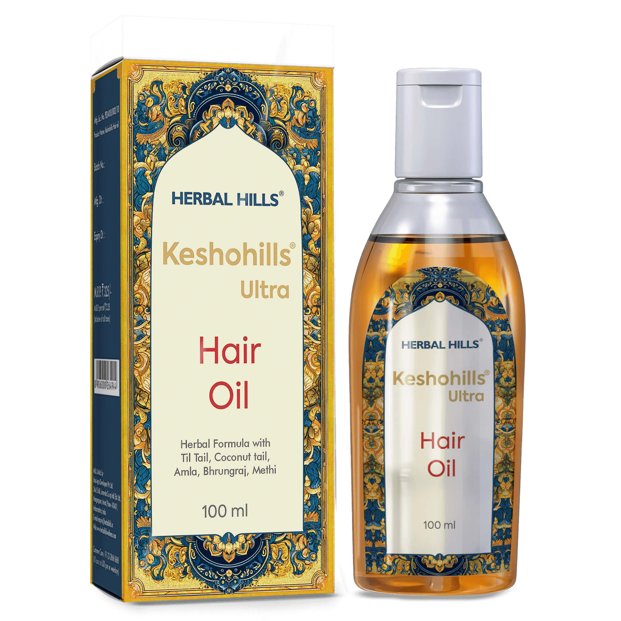 Herbal Hills Ayurveda Keshohills Ultra Hair Oil - Distacart