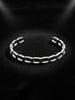 NVR Men's Silver Plated Cuff Bracelet - Distacart