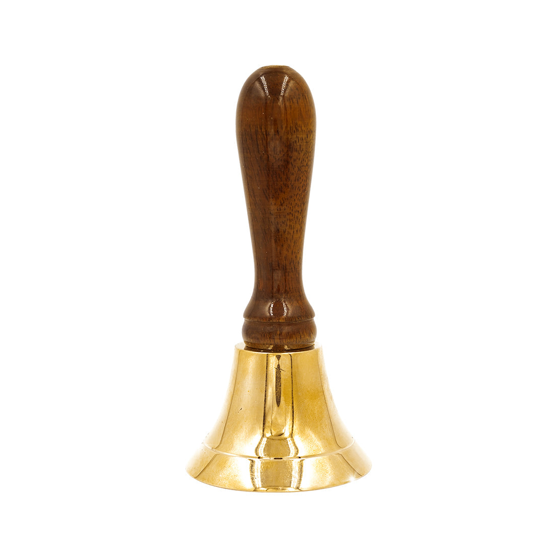 Shubhkart Nitya Brass Wooden Puja Bell - Distacart