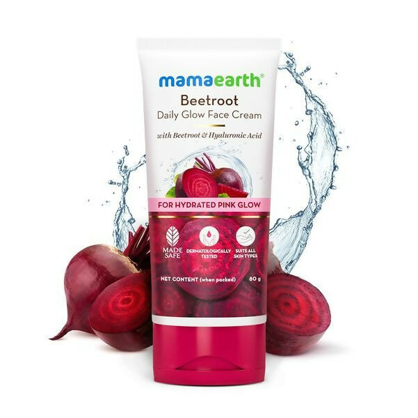 Mamaearth Beetroot Daily Glow Face Cream With Beetroot & Hyaluronic Acid - Distacart