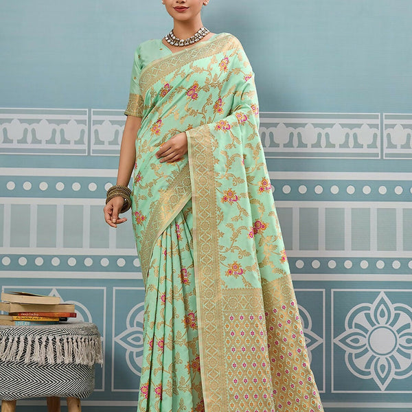 Astita Pista Silk Saree