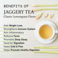 Thumbnail for Naivedyam Classic Lemongrass Flavour Jaggery Tea - Distacart