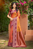 Sangam Prints Mustard Yellow Soft Silk Woven Work Traditional Saree - Dista