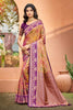 Sangam Prints Mustard Gold Soft Silk Woven Work Traditional Saree - Dista