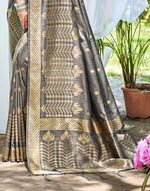 Thumbnail for Sangam Prints Purple Assam Silk Woven Work Traditional Saree