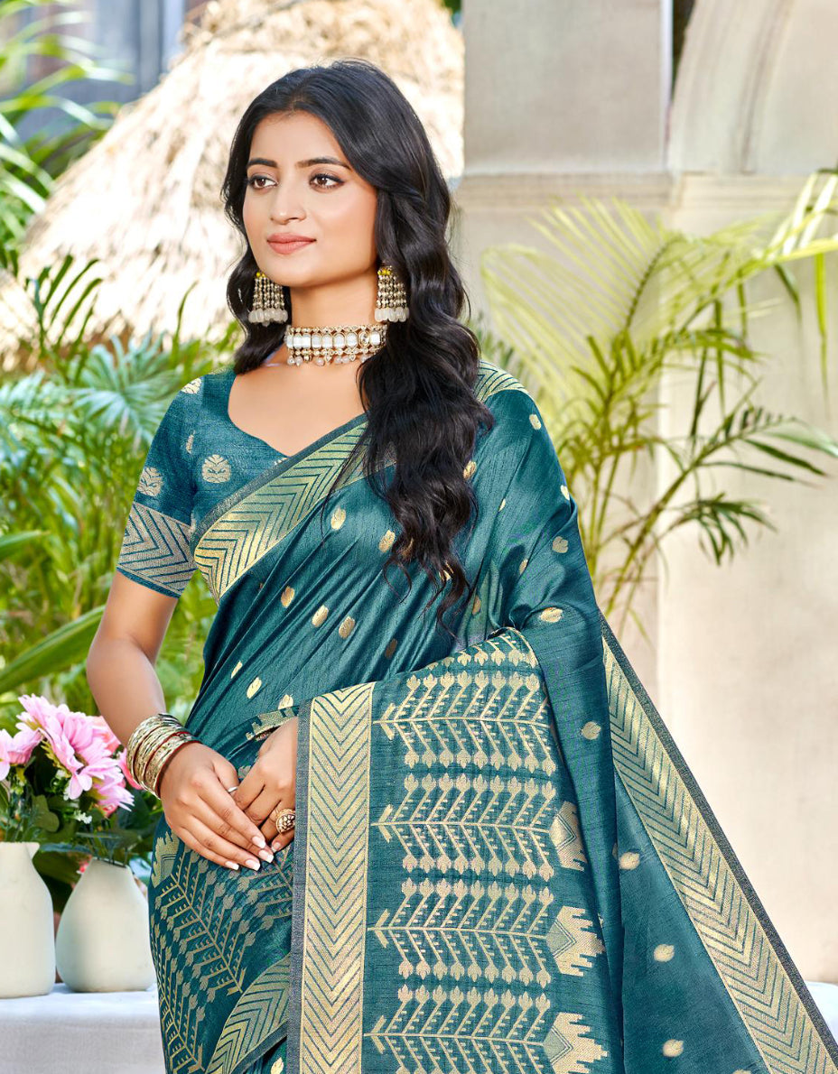 Sangam Prints Gray Assam Silk Woven Work Traditional Saree