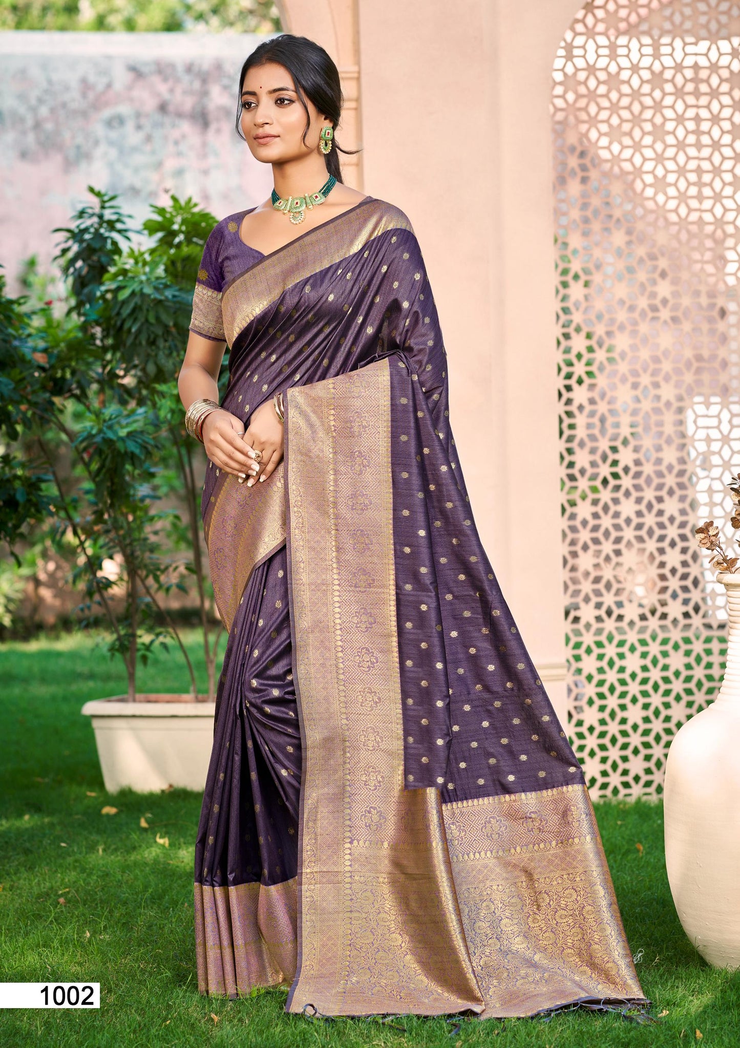 Sangam Prints Dark wine Assam Silk Woven Work Traditional Saree - Distacart