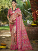 Sangam Prints Pink Silk Woven Work Traditional Saree - Distacart