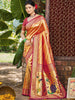 Sangam Prints Multi Color Kanjivaram Silk Woven Work Traditional Saree - Distacart