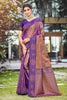Sangam Prints Copper Gold Soft Silk Woven Work Traditional Saree - Dista