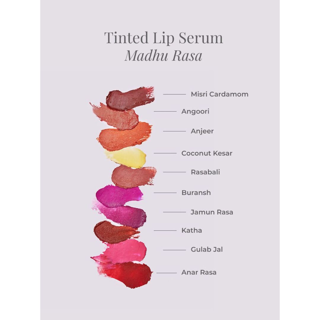 Forest Essentials Tinted Lip Serum Madhu Rasa Buransh - Distacart