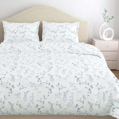 Haus & Kinder Blossom Nest 100% Cotton Double Size Bedsheet, 144 TC - Dista