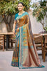 Sangam Prints Copper Brown Soft Silk Woven Work Traditional Saree - Dista