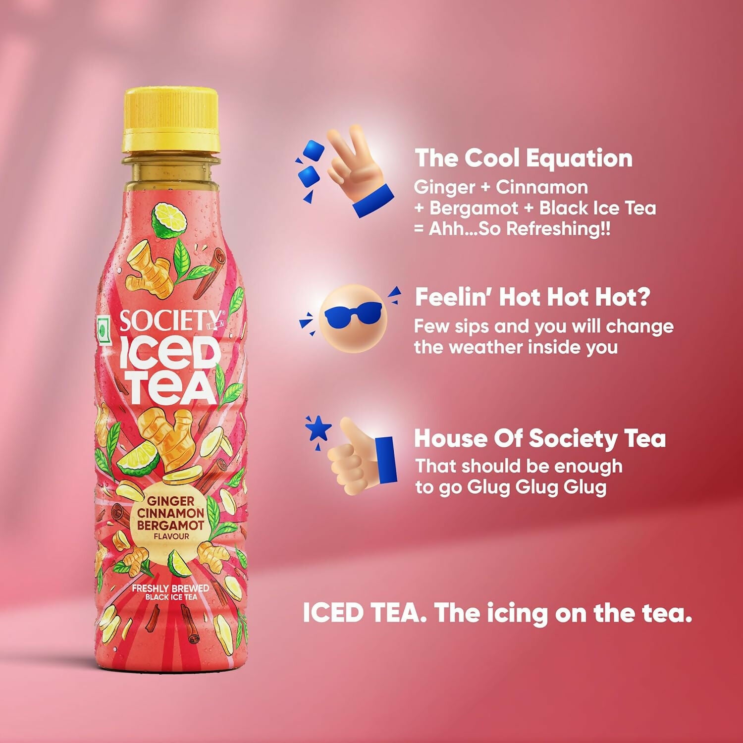 Society Ice Tea Bottle Assorted