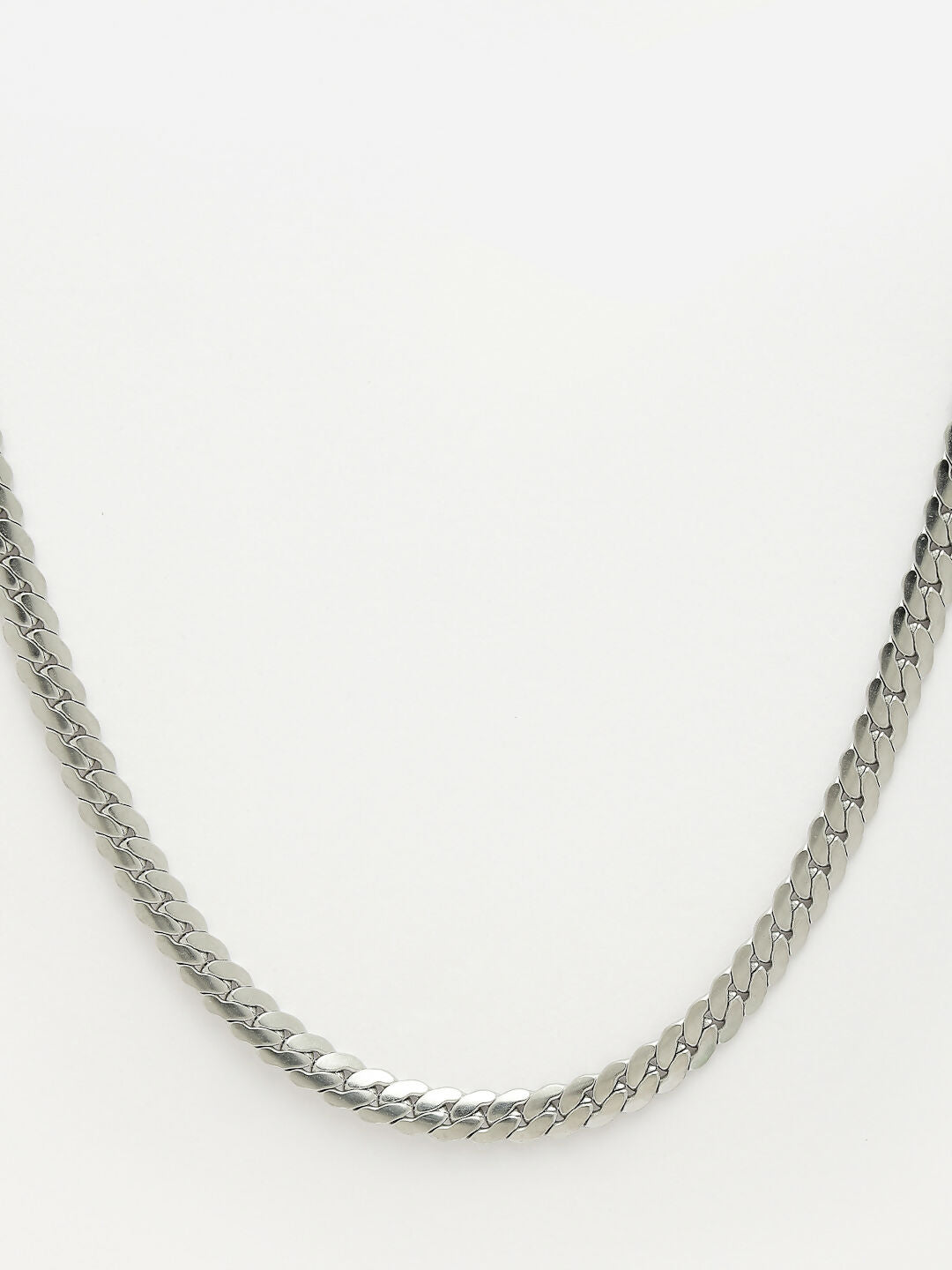 NVR Men's Silver-Plated Stainless Steel Chain - Distacart