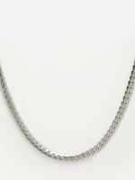 Thumbnail for NVR Men's Silver-Plated Stainless Steel Chain - Distacart