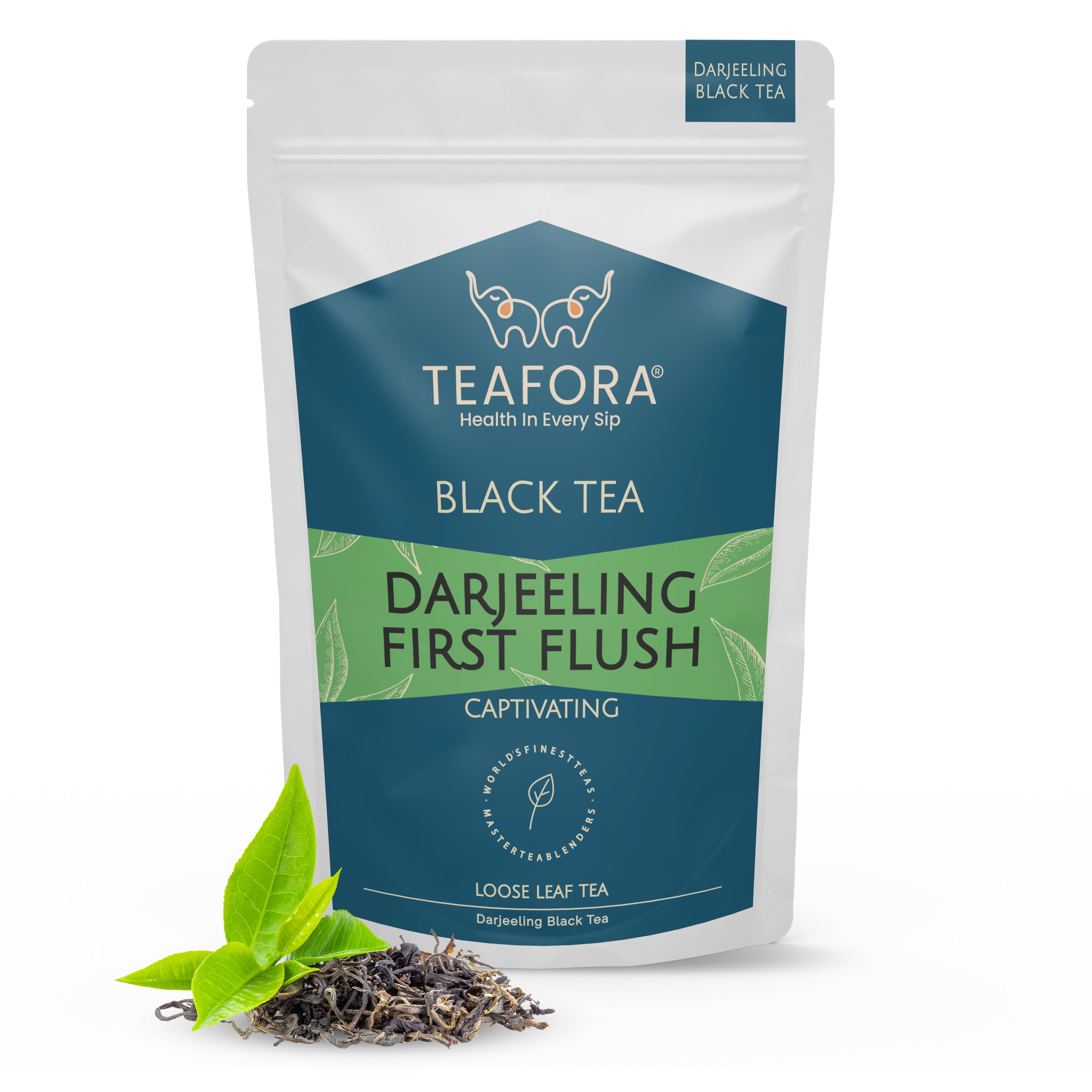 TEAFORA Darjeeling First Flush Black Tea | Single Estate Refreshing & Aromatic | Loose Leaf Tea | Freshly Sourced Direct From Origin - Dista