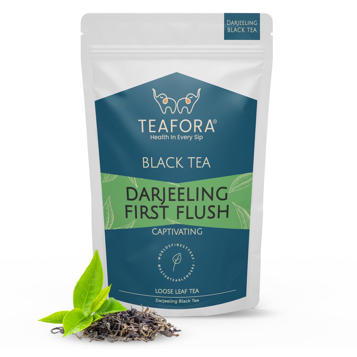 TEAFORA Darjeeling First Flush Black Tea | Single Estate Refreshing & Aromatic | Loose Leaf Tea | Freshly Sourced Direct From Origin - Dista