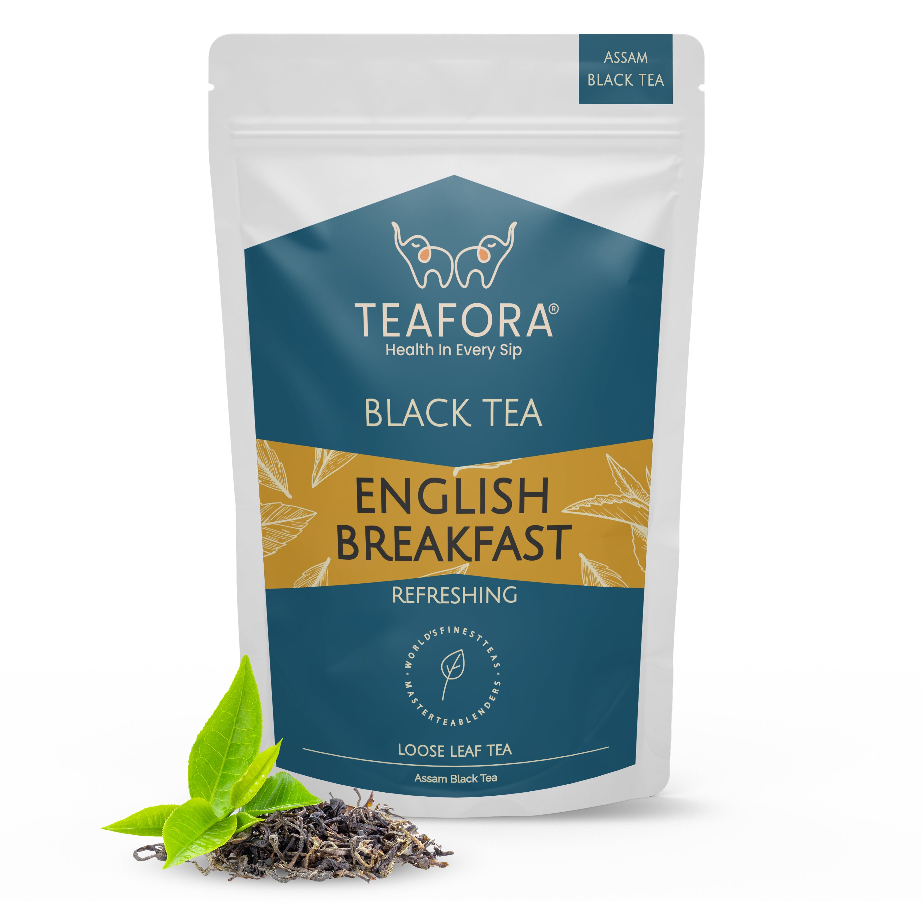 TEAFORA English Breakfast Black Tea | Rich, Robust & Full Bodied Loose Leaf Tea | Refreshing & Aromatic | Freshly Sourced Direct From Origin - Dista