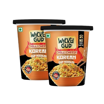 WickedGud Chilli Cheese Korean Instant Cup Noodles - Distacart