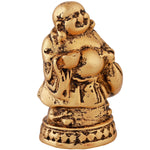 Thumbnail for Estele Gold-Polished Laughing Buddha standing statue with Potli showpiece for Perfect Home and Office Décor