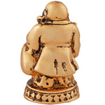 Thumbnail for Estele Gold-Polished Laughing Buddha standing statue with Potli showpiece for Perfect Home and Office Décor