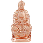 Thumbnail for Estele Pink/Rose Gold-Polished Lord Gautam Buddha Mediatating Idol statue for Home Décor/ working place