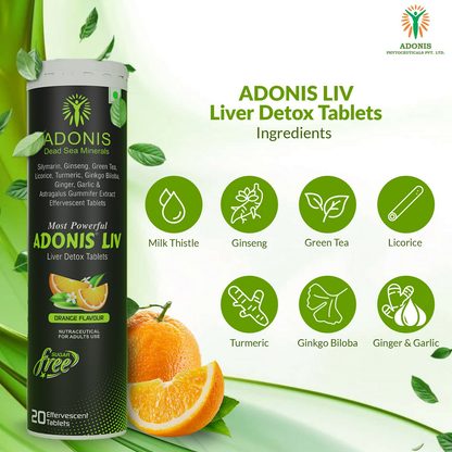 Adonis Liv Liver Detox Tablets - Distacart